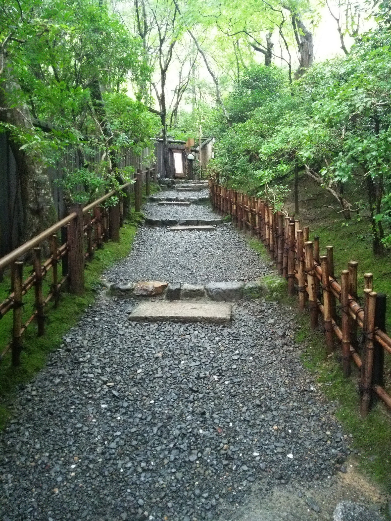 雨の京都＆写経
