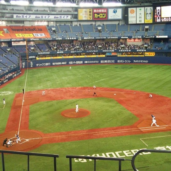 のんびりと野球を見たい時はこっちの球場