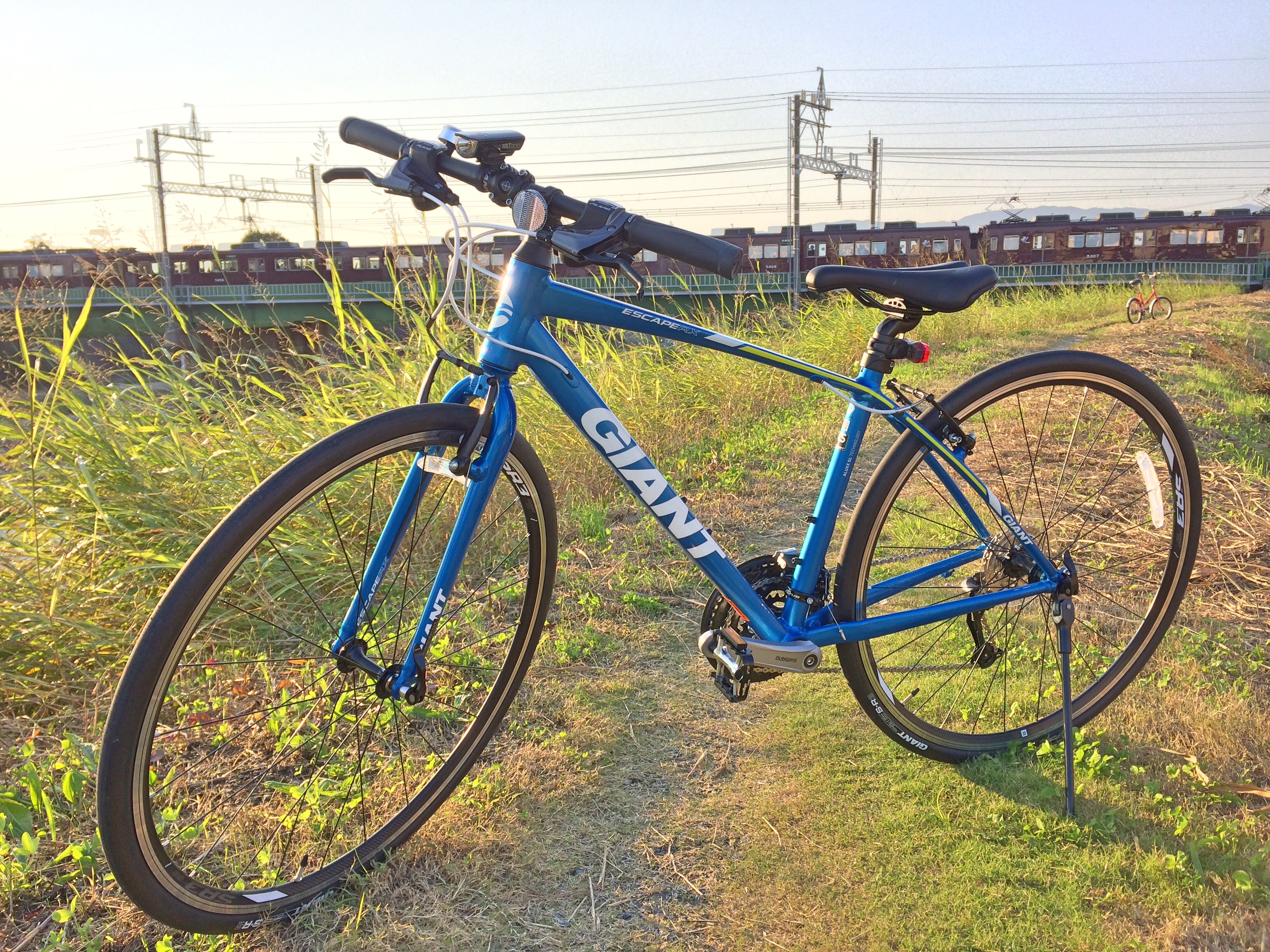 新しい自転車の納車