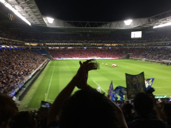 今宵は大阪ダービーでした。