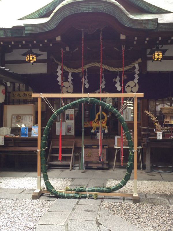 茅の輪くぐり